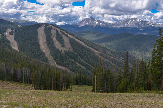 Ski Slopes On Timber Ridge In Summer (Keystone, Colorado)