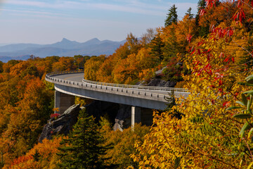 Fall views of the Blue Ridge Parkway