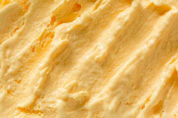Vanilla ice cream texture,vanilla ice cream background, top view
