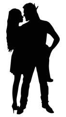 Young couple dancing