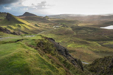 Dramatic landscape of the Quiraing