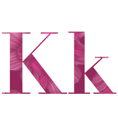 abstract colorful alphabet