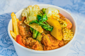 Chinese street vegetarian 