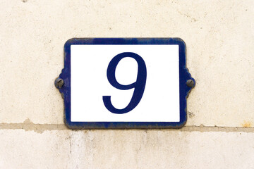 House number 9