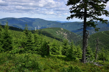 Views of Hruby Jesenik, Jeseniky Mountains
