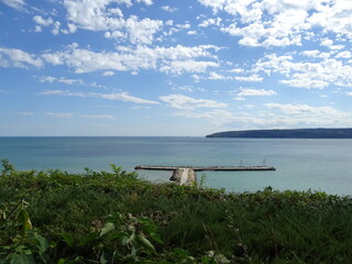 Nice summer view from Varna in Bulgaria 