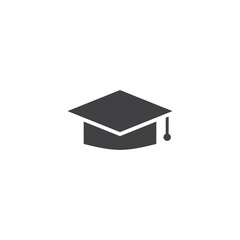 Graduation Cap Icon Design Vector Template