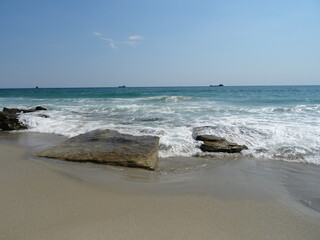 Nice summer view from Varna in Bulgaria 