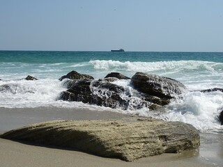Nice summer view from Varna in Bulgaria 
