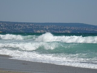 Nice summer view from Varna in Bulgaria 
