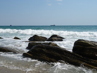 Nice summer view from Varna in Bulgaria 