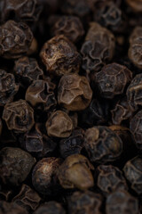 black pepper macro photo with detailed texture