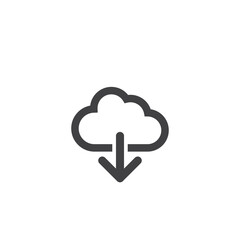Cloud Icon Design Vector Template