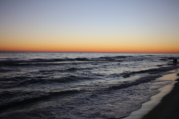 Sunsets and Silhouettes Florida Coastline Inlet Beach 