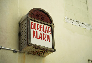 old burglar alarm system