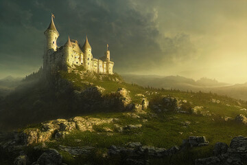 medieval fantasy castle