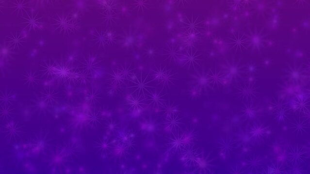 Motion graphics. Eggplant colored astract background with spots in bokeh