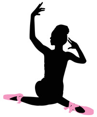 Young ballerina dancer © Filip