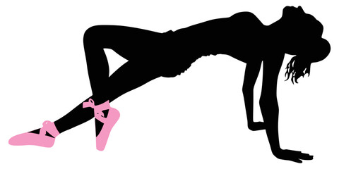 Young ballerina dancer © Filip