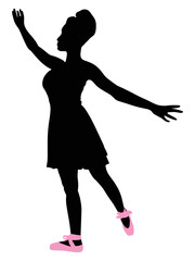 Young ballerina dancer © Filip