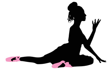 Young ballerina dancer © Filip