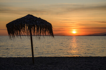 Sunset on the beach