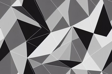 Abstract geometry triangle pattern white and gray background.2d