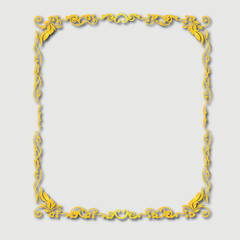 Frame, in the style of an ornament, Vector illustration eps 10, Art.