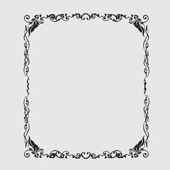 Frame, in the style of an ornament, Vector illustration eps 10, Art.