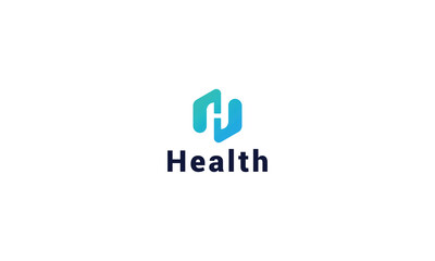 Letter H technological modern and unique hexagonal logo