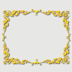 Frame, in the style of an ornament, Vector illustration eps 10, Art.