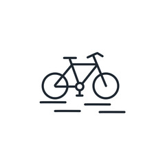 Bike icons  symbol vector elements for infographic web