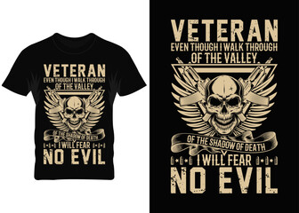 Veteran even though i walk through of the valley 