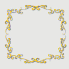 Frame, in the style of an ornament, Vector illustration eps 10, Art.
