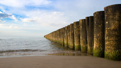 sunrise over Baltic sea