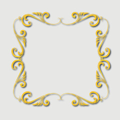 Frame, in the style of an ornament, Vector illustration eps 10, Art.
