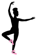 Young ballerina dancer © Filip