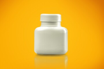 Classic medical plastic bottle for pills