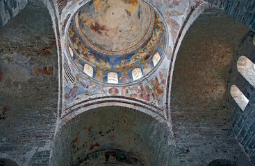 frescos of hagia sophia museum, trabzon