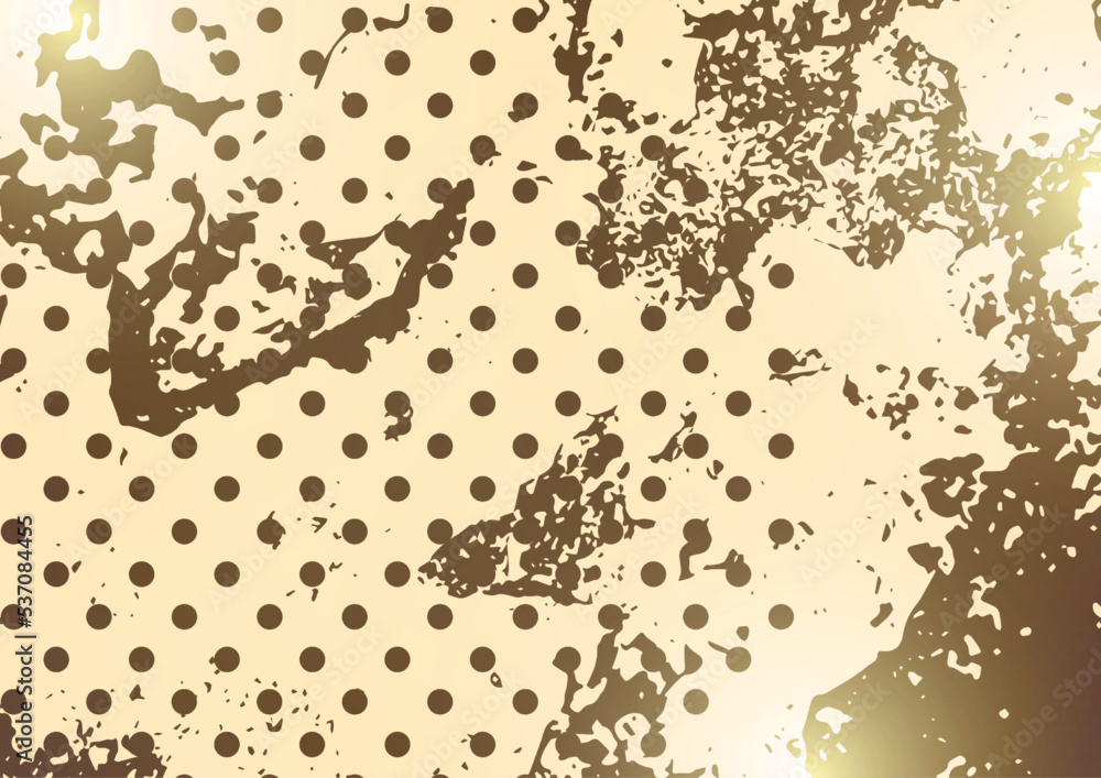 Poster random spotted abstract background effect, many dots. simple design. vector