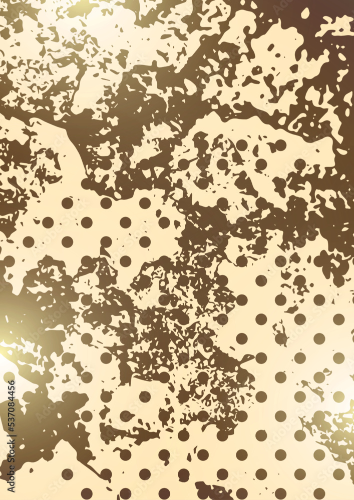 Poster random spotted abstract background effect, many dots. simple design. vector