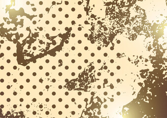 Random spotted abstract background effect, many dots. Simple design. Vector