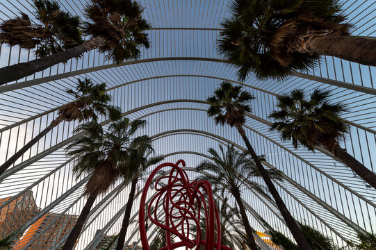 April 24th 2022, Valencia Spain.
The L'Umbracle at the City of Arts and Sciences, Valencia, Spain