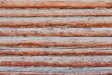 Log wall as abstract rural background.