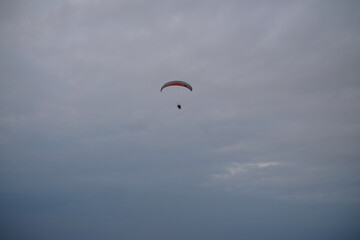 paraglider in the sky