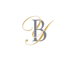 Letter B and Y Logo Icon 001