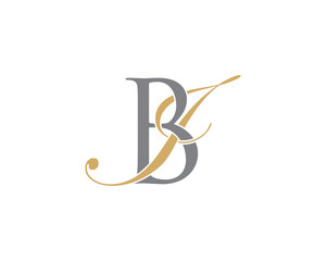 Letter BI or BJ Logo Icon 001