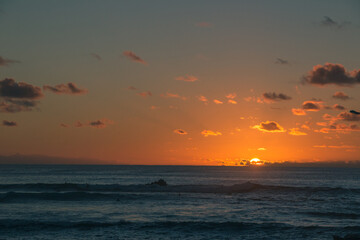 atardecer