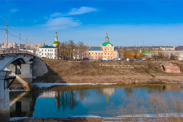 Russia. The city of Smolensk. Right bank of the Don River. St. Nicholas Church