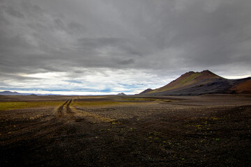 at the edge of the horizon